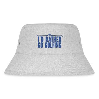 Golf - Golfclub Goldspieler Birdie Elite Luxus - Stanley/Stella recycelter Bucket Hat - Grau meliert - Vorne