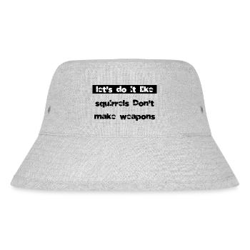 flower power hippie festival child hippie - Stanley/Stella Recycled Bucket Hat - heather grey - Front