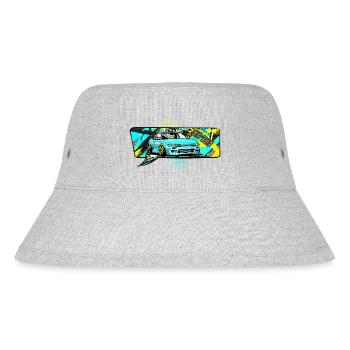 S13 Bubble Comic - Stanley/Stella Recycled Bucket Hat - heather grey - Front