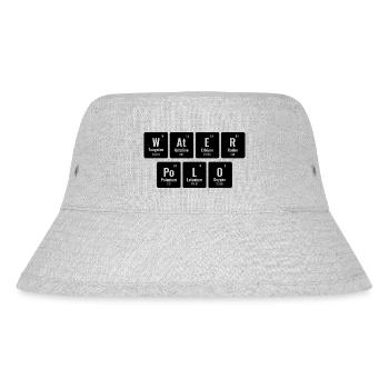 Water Polo Periodic Table Of Elements Aquatic Polo - Stanley/Stella Recycled Bucket Hat - heather grey - Front