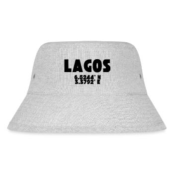 LAGOS - Design with coordinates - Stanley/Stella Recycled Bucket Hat - heather grey - Front