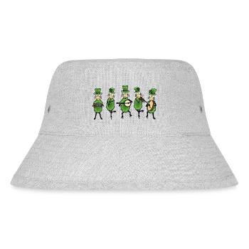 Irish Music Folk Music Sheep - Stanley/Stella Recycled Bucket Hat - heather grey - Front