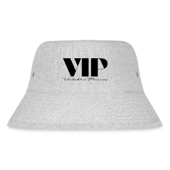 VIP Verliebt in Pommes - Stanley/Stella recycelter Bucket Hat - Grau meliert - Vorne