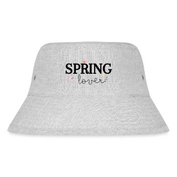 Spring Lover - Stanley/Stella recycelter Bucket Hat - Grau meliert - Vorne