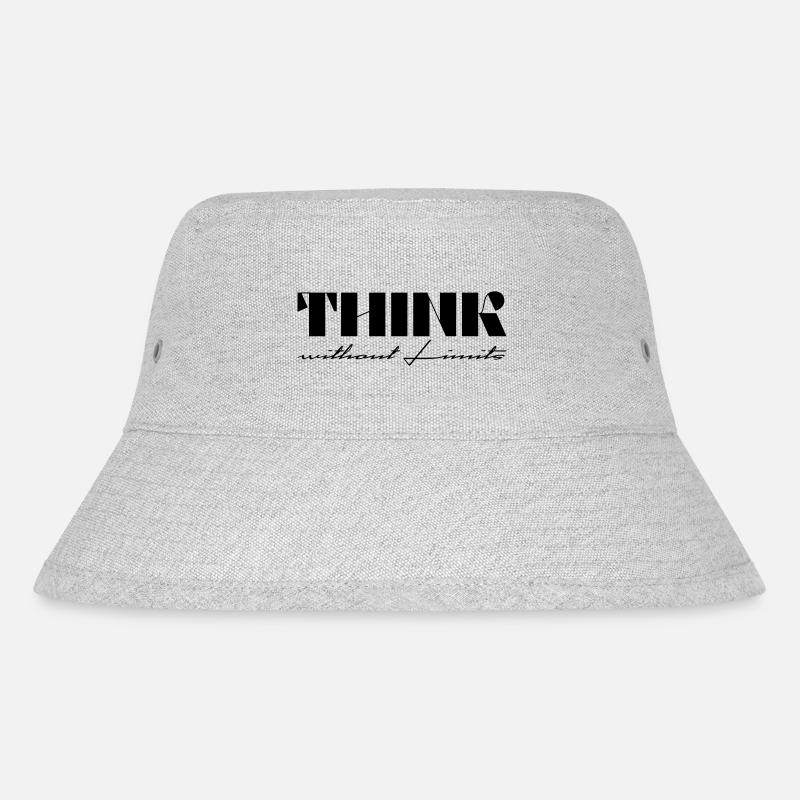 Think without Limits - Stanley/Stella Recycled Bucket Hat - heather grey