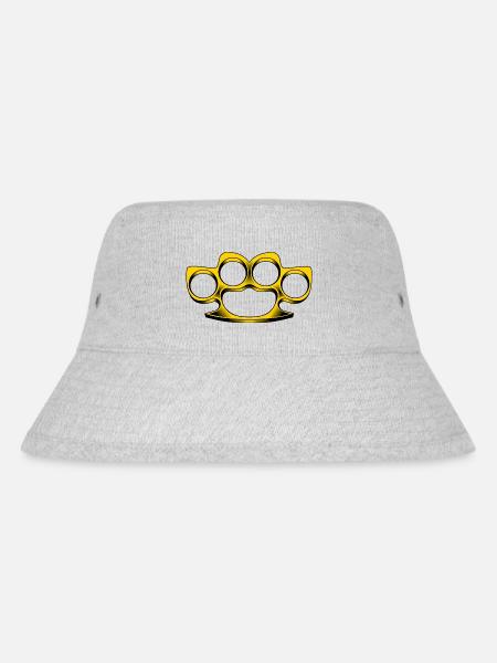 Schlagring - Stanley/Stella recycelter Bucket Hat - Grau meliert