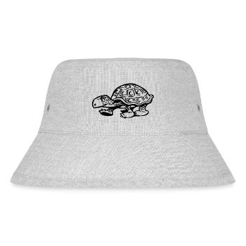 sea turtle tortoise schildkroete71 - Stanley/Stella recycelter Bucket Hat - Grau meliert - Vorne