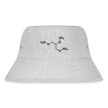 dynamite (nitroglycerin) - Stanley/Stella Recycled Bucket Hat - heather grey - Front