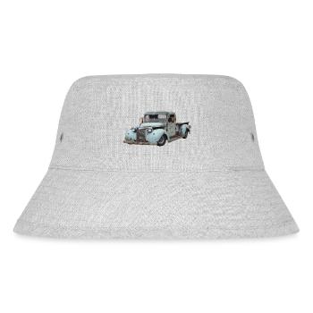 Oldtimer Pick Up - Stanley/Stella recycelter Bucket Hat - Grau meliert - Vorne