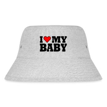 I love my baby - Bob recyclé Stanley/Stella - gris chiné - Devant