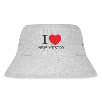 I Love mexico | I Love MX | I Heart mexico - Stanley/Stella Recycled Bucket Hat - heather grey - Front