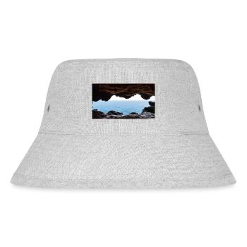 A cinematic view of Life - Stanley/Stella Recycled Bucket Hat - heather grey - Front