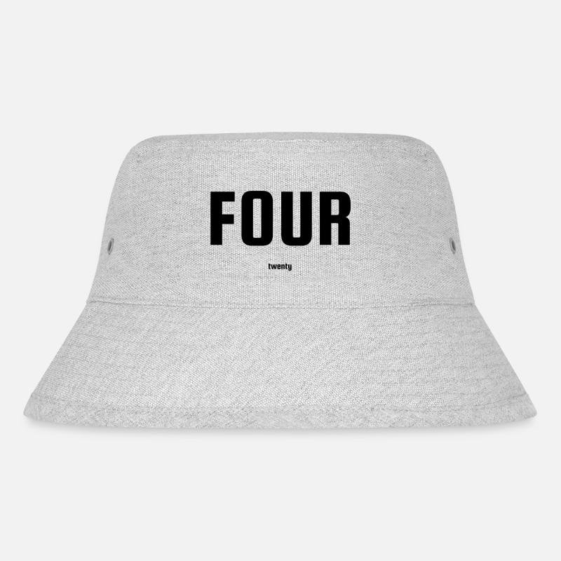Fourtwenty 420 - Stanley/Stella recycelter Bucket Hat - Grau meliert