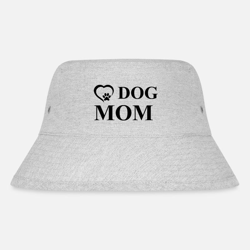 Hund Dog - Stanley/Stella recycelter Bucket Hat - Grau meliert