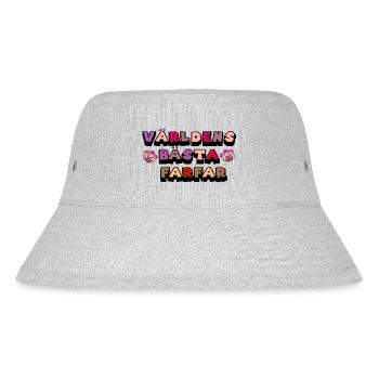 BestGroßmutter Großmutter Großvater Großvater Geburtstagsfamilie - Stanley/Stella recycelter Bucket Hat - Grau meliert - Vorne