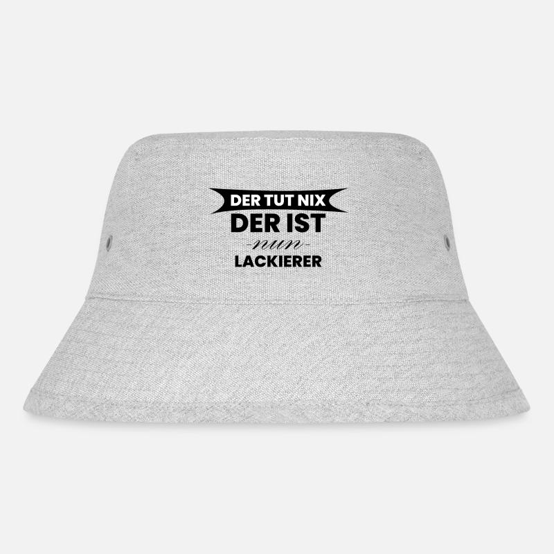 Handwerker Handyman Handwerk Werkzeug Baustelle - Stanley/Stella recycelter Bucket Hat - Grau meliert
