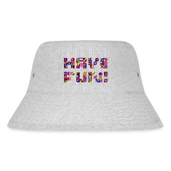Have Fun (Text, Geometric Pattern, Colorful) - Stanley/Stella Recycled Bucket Hat - heather grey - Front