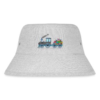 Train pour enfants avec remorque grise - Bob recyclé Stanley/Stella - gris chiné - Devant