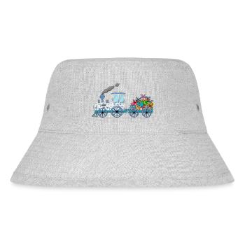 Train pour enfants avec remorque blanche - Bob recyclé Stanley/Stella - gris chiné - Devant