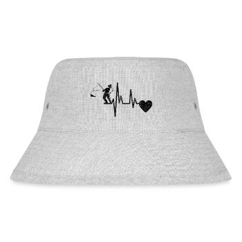 Fishing Fishing Fishing Fishing Hook Angler - Stanley/Stella Recycled Bucket Hat - heather grey - Front