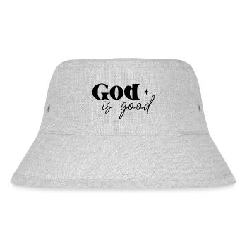 God is good - Stanley/Stella Recycled Bucket Hat - heather grey - Front