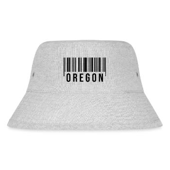 Oregon Barcode - Stanley/Stella Recycled Bucket Hat - heather grey - Front