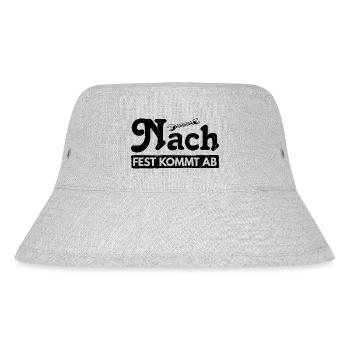 Nach Fest kommt ab! Lustiges Autoliebhaber Design - Stanley/Stella recycelter Bucket Hat - Grau meliert - Vorne