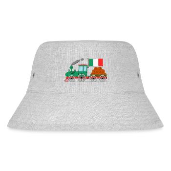 Italie Drapeau Basket-ball Chemin de fer - Bob recyclé Stanley/Stella - gris chiné - Devant