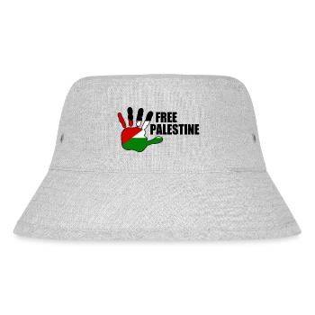 Free palestine - Bob recyclé Stanley/Stella - gris chiné - Devant