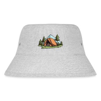Tente de camping Camper - Bob recyclé Stanley/Stella - gris chiné - Devant