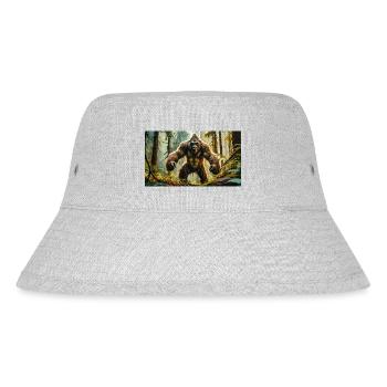 Sasquatch Bigfoot im Waldmonster dunkel - Stanley/Stella recycelter Bucket Hat - Grau meliert - Vorne