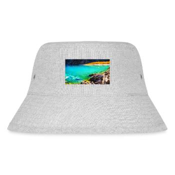 HERBST BERGSEE - Stanley/Stella recycelter Bucket Hat - Grau meliert - Vorne