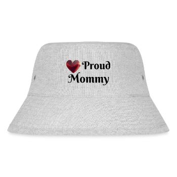 Proud Mommy - Stanley/Stella Recycled Bucket Hat - heather grey - Front