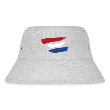 Drapeau des Pays-Bas - Coups de pinceau - Bob recyclé Stanley/Stella - gris chiné - Devant