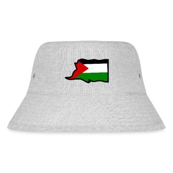 Palestine - Stanley/Stella Recycled Bucket Hat - heather grey - Front