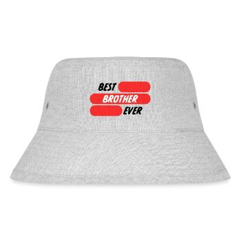 Best BROTHER ever - Stanley/Stella Recycled Bucket Hat - heather grey - Front