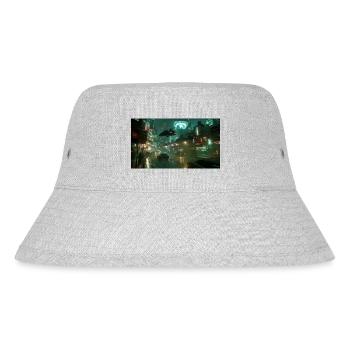 Cyberpunk Stadt - Stanley/Stella recycelter Bucket Hat - Grau meliert - Vorne