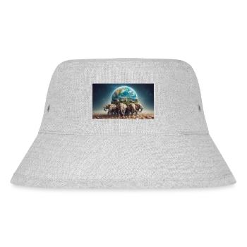Carry the world - Stanley/Stella Recycled Bucket Hat - heather grey - Front