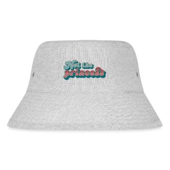 Not the princess - Stanley/Stella recycelter Bucket Hat - Grau meliert - Vorne