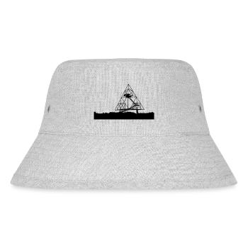 Bottrop tetrahedron - Stanley/Stella Recycled Bucket Hat - heather grey - Front