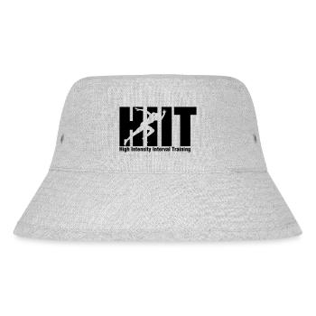 HIIT Intervall Training - Stanley/Stella recycelter Bucket Hat - Grau meliert - Vorne