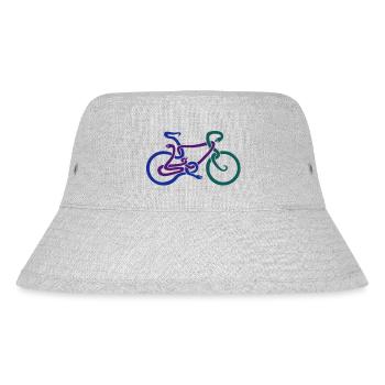 Three Snakes Bike - Stanley/Stella recycelter Bucket Hat - Grau meliert - Vorne