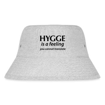 Hygge est un sentiment Vous ne pouvez pas traduire Glück Oui! - Bob recyclé Stanley/Stella - gris chiné - Devant