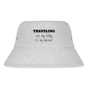 Reisen / Reisende / Urlaub / Tourismus - Stanley/Stella recycelter Bucket Hat - Grau meliert - Vorne