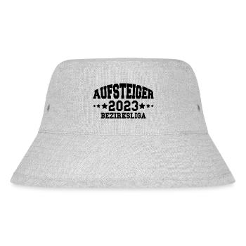 Aufsteiger 2023 Bezirksliga Aufstieg Fußball - Stanley/Stella recycelter Bucket Hat - Grau meliert - Vorne