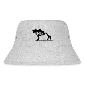 Safari Zoo Animals Wildlife - Stanley/Stella Recycled Bucket Hat - heather grey - Front