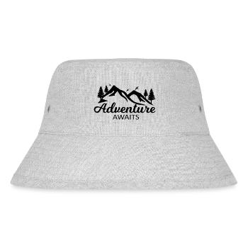 Adventure Travel Hiking Mountain - Stanley/Stella Recycled Bucket Hat - heather grey - Front