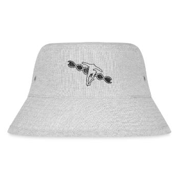 Skateboard Skaten Skater Skate-Fan Skateboarding - Stanley/Stella recycelter Bucket Hat - Grau meliert - Vorne