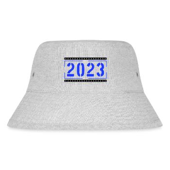 2023 - Stanley/Stella recycelter Bucket Hat - Grau meliert - Vorne