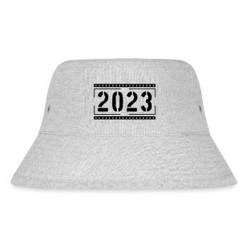 2023 - Stanley/Stella recycelter Bucket Hat - Grau meliert - Vorne